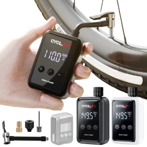 150PSI Portable Air Compressor. LED Display Screen, Smart Tire Pump, USB Rechargeable, Wireless Air Pump for Car/Motorcycle/Bicycle