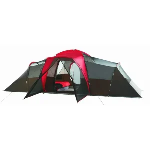 10-Person Camping Tent: 21' X 15’ X 78”, 26.4 Lbs, 2-door Entry, Easy To Set Up.
